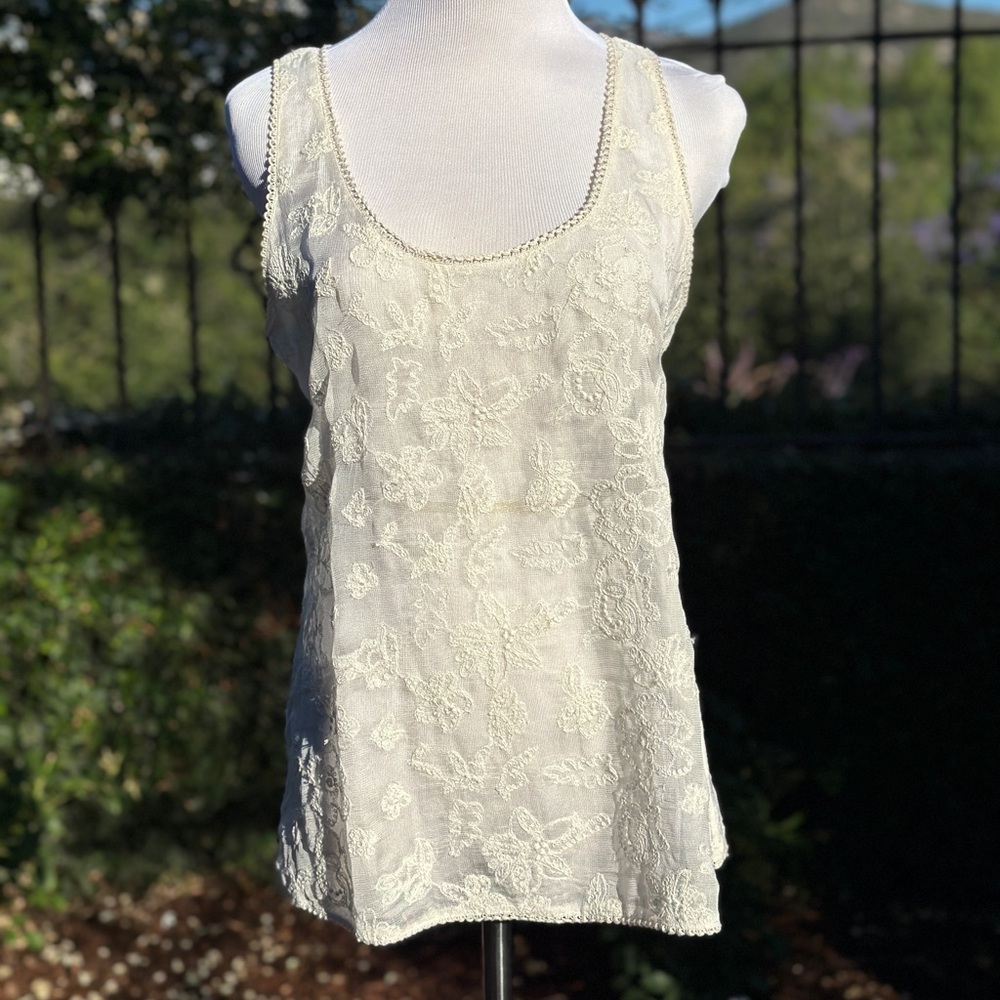 NWT Lucky Brand Sleeveless Blouse